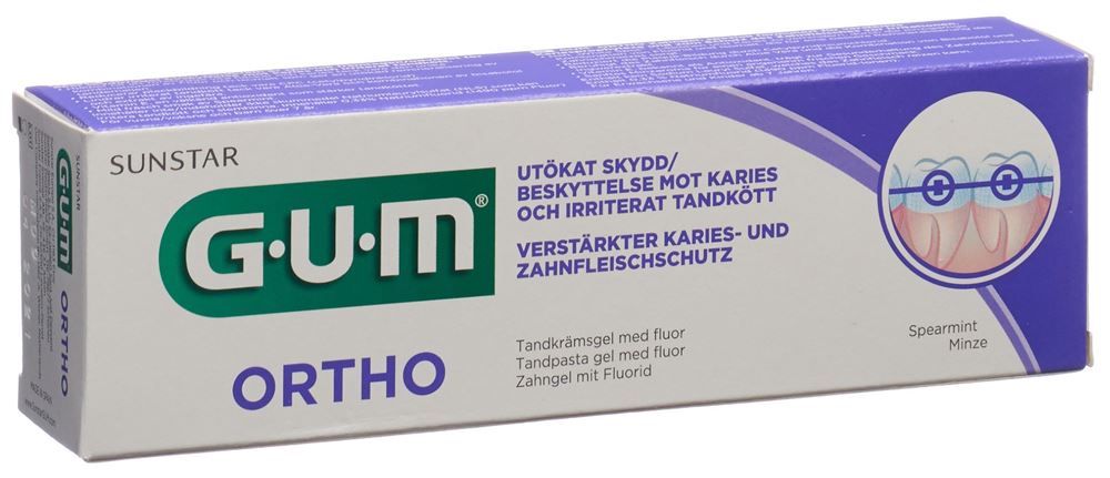 GUM Ortho Zahnpasta Paste 75 ml