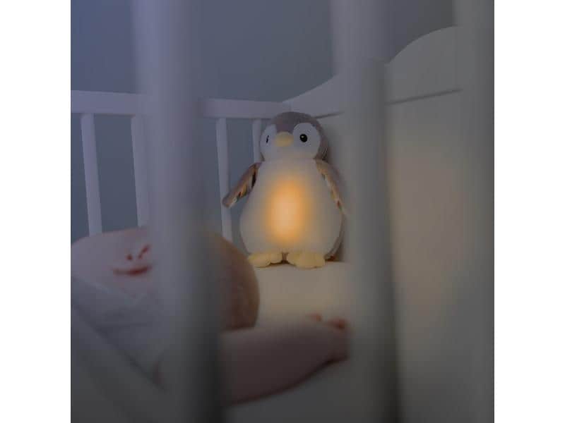 ZaZu Einschlafhilfe Phoebe Pinguin Babyschlafhilfe mit Sprachaufnahme und Nachtlicht