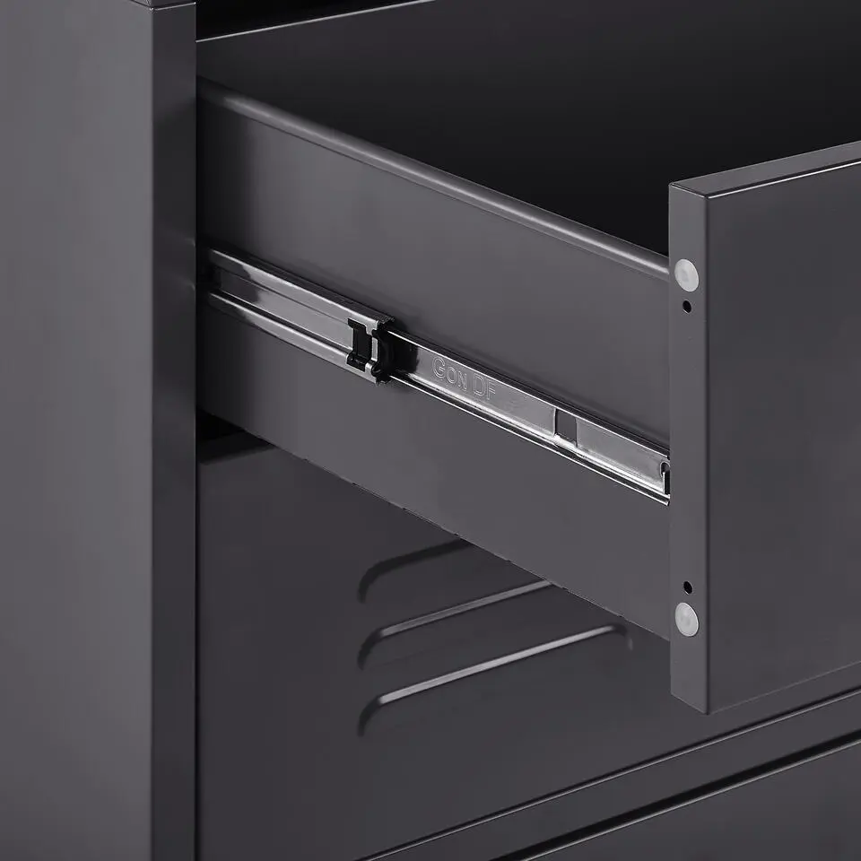 ENAGO - Commode - Zwart - Staal