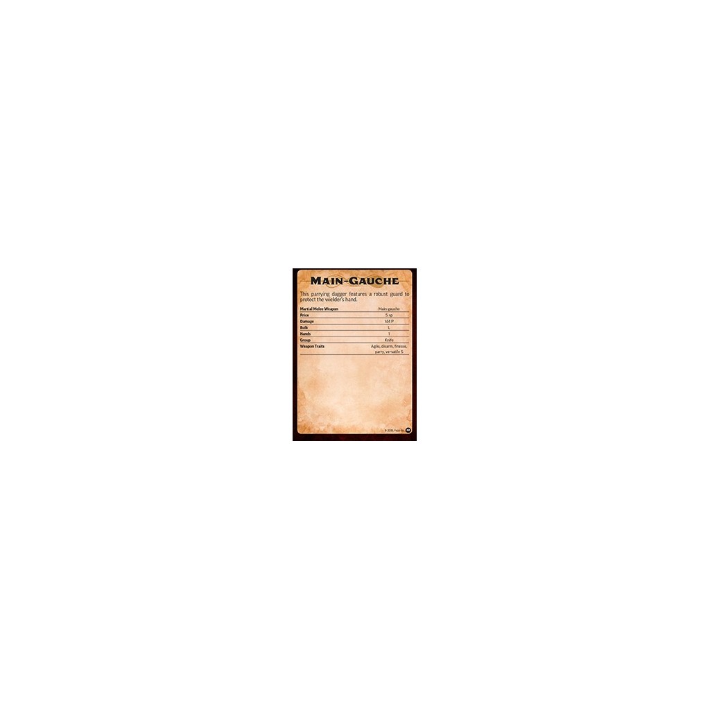Pathfinder Second Edition - Weapons & Armor Deck