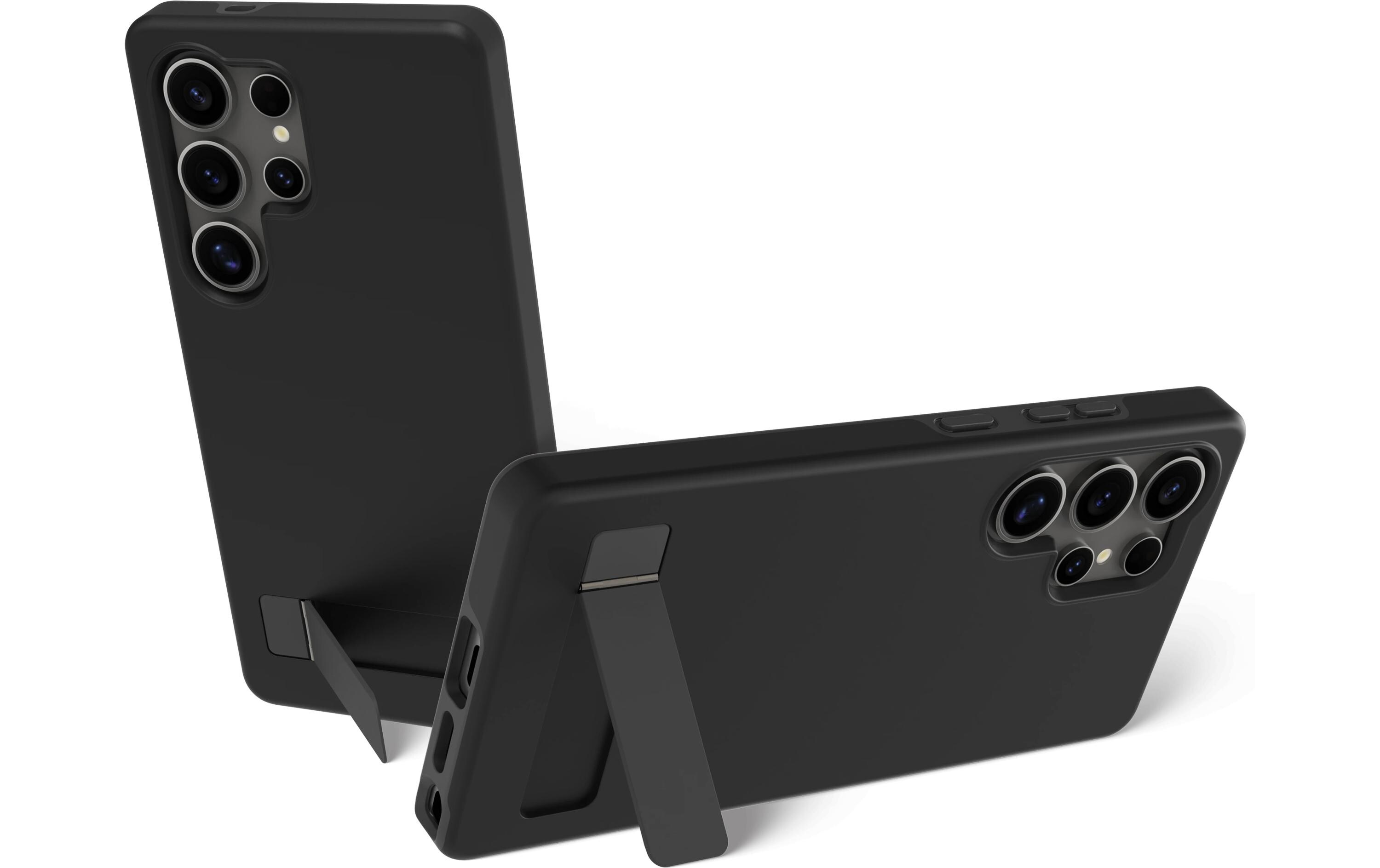 Back Cover Iceland Pro Qi2 Kick Galaxy S25 Ultra SchwarzSchutzhülle mit Qi2 für das Samsung Galaxy S25 Ultra