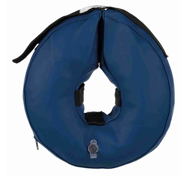 Beskyttelseskrave, oppustelig, S: 24–31 cm/9,5 cm, blå