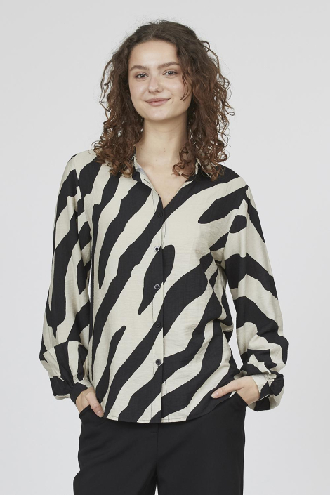 SisterS point zwarte dames blouse