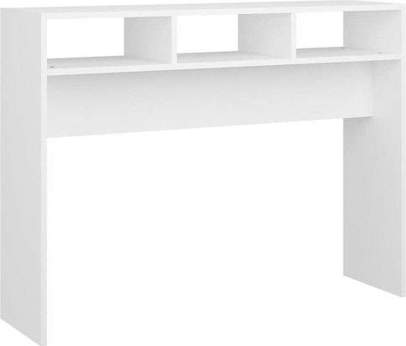 vidaXL - Console Tafel - Wit - Op Hout Gegrond Materiaal