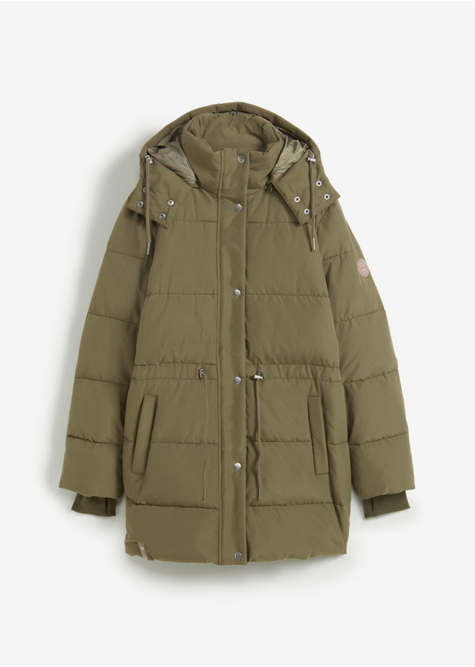 Veste matelassée avec lien à nouer à la taille