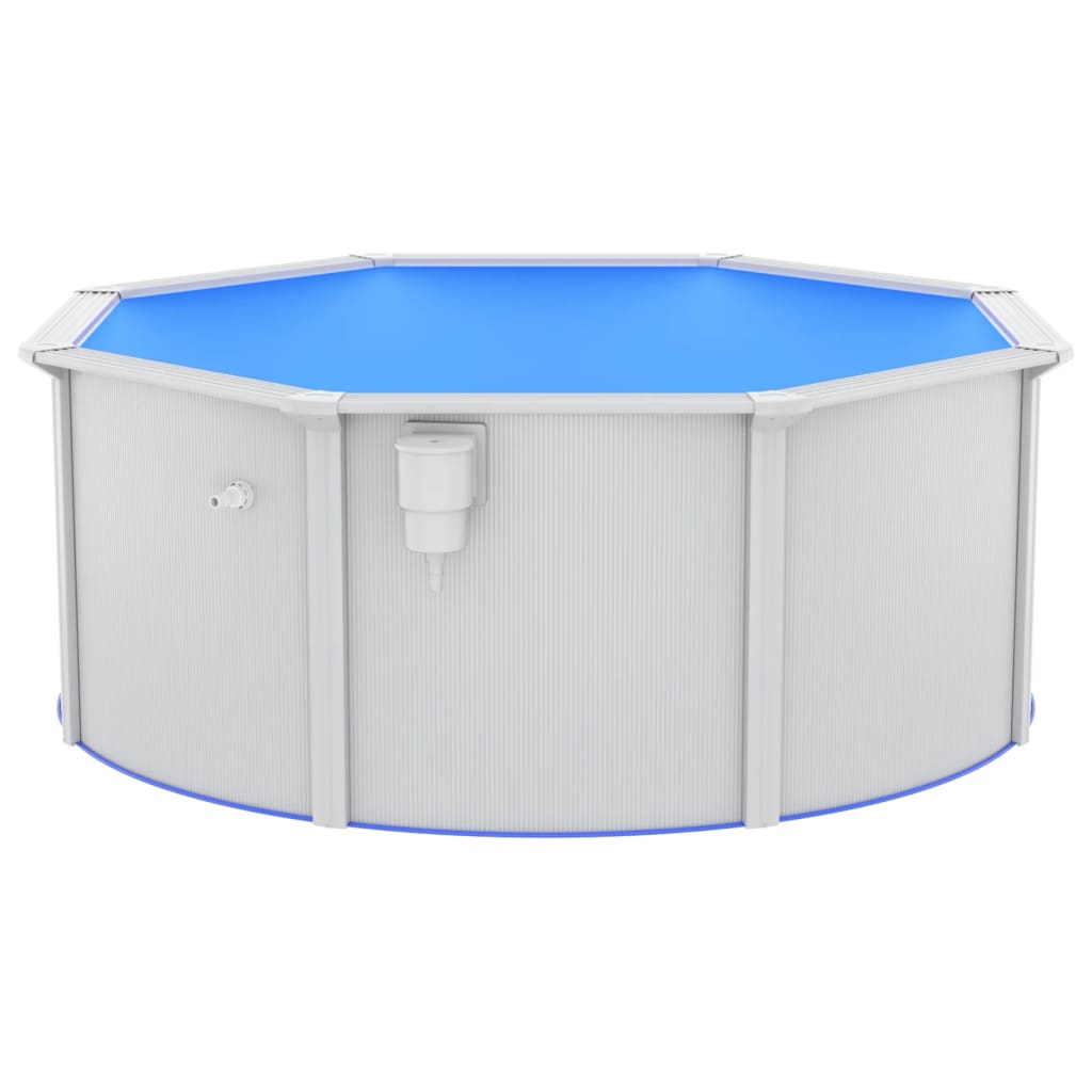 Piscine avec pompe filtrante à sable et échelle 300x120 cm