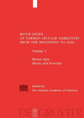 Heroic Epic / Maere and Novellas (Hardback)