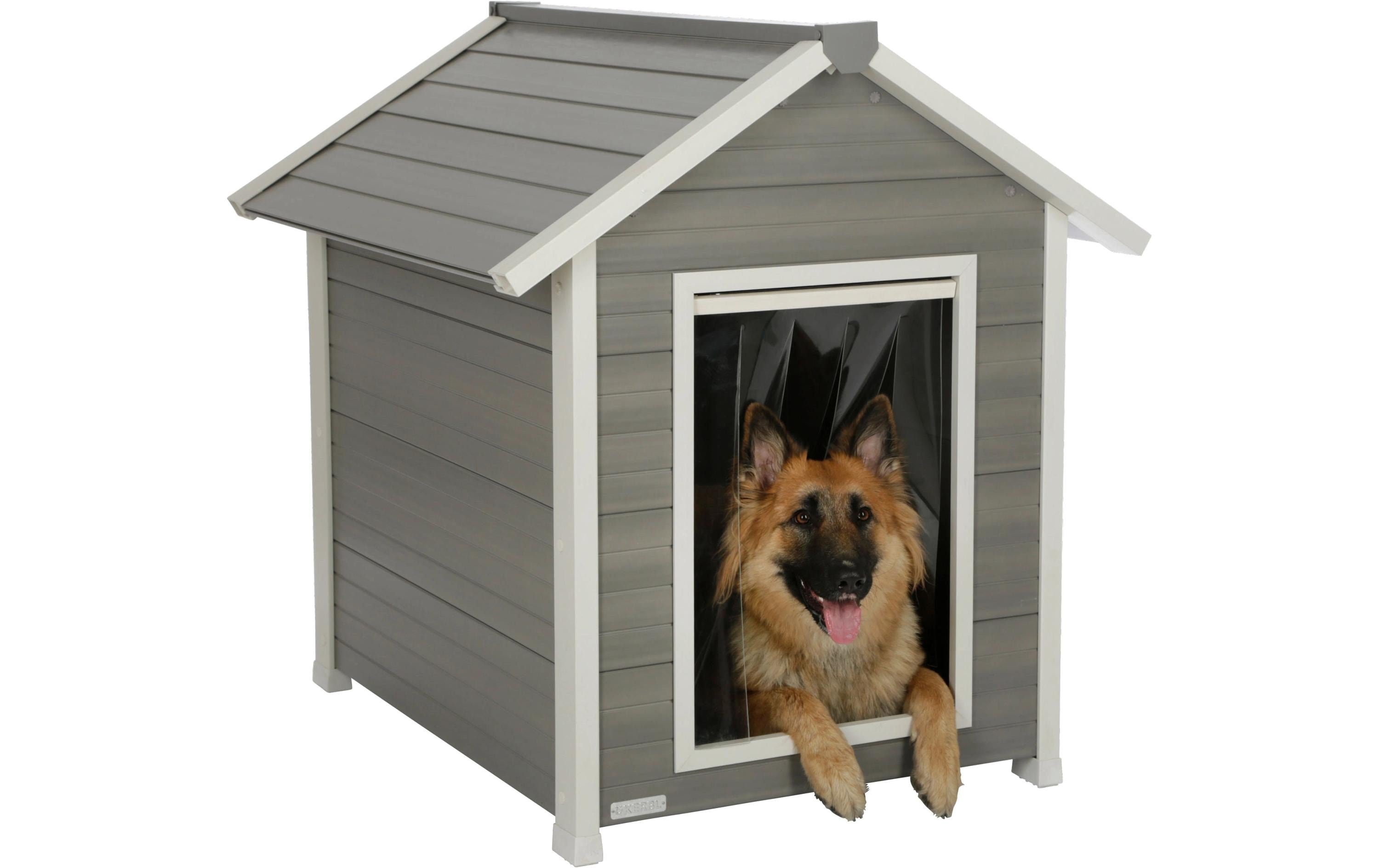 ECO-Hundehütte Hendry 101 cm x 88 cm x 98 cm<br>Wärmeisolierte Hundehütte