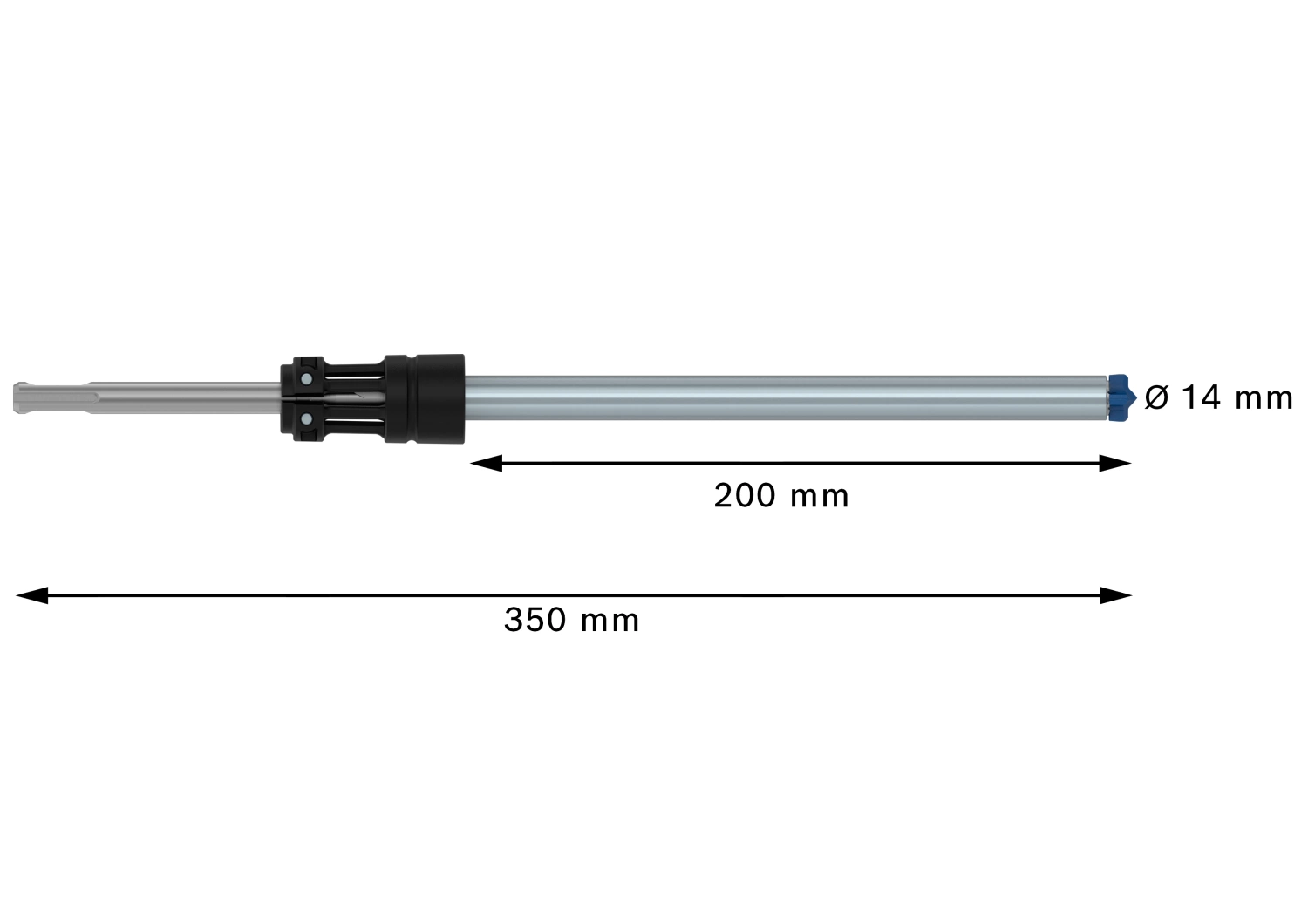 Bosch 2608901768 EXPERT Hamerboor SDS Clean SDS plus-8X - 14x200x350mm