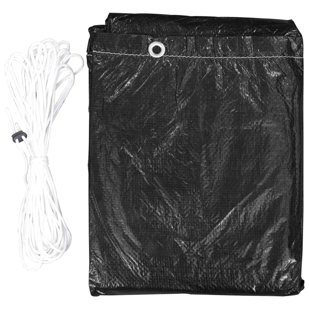Housses de balancelle 2 pcs 6 œillets 185x117x170 cm