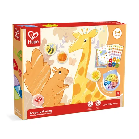 Hape Kreativset mit Wachsmalern