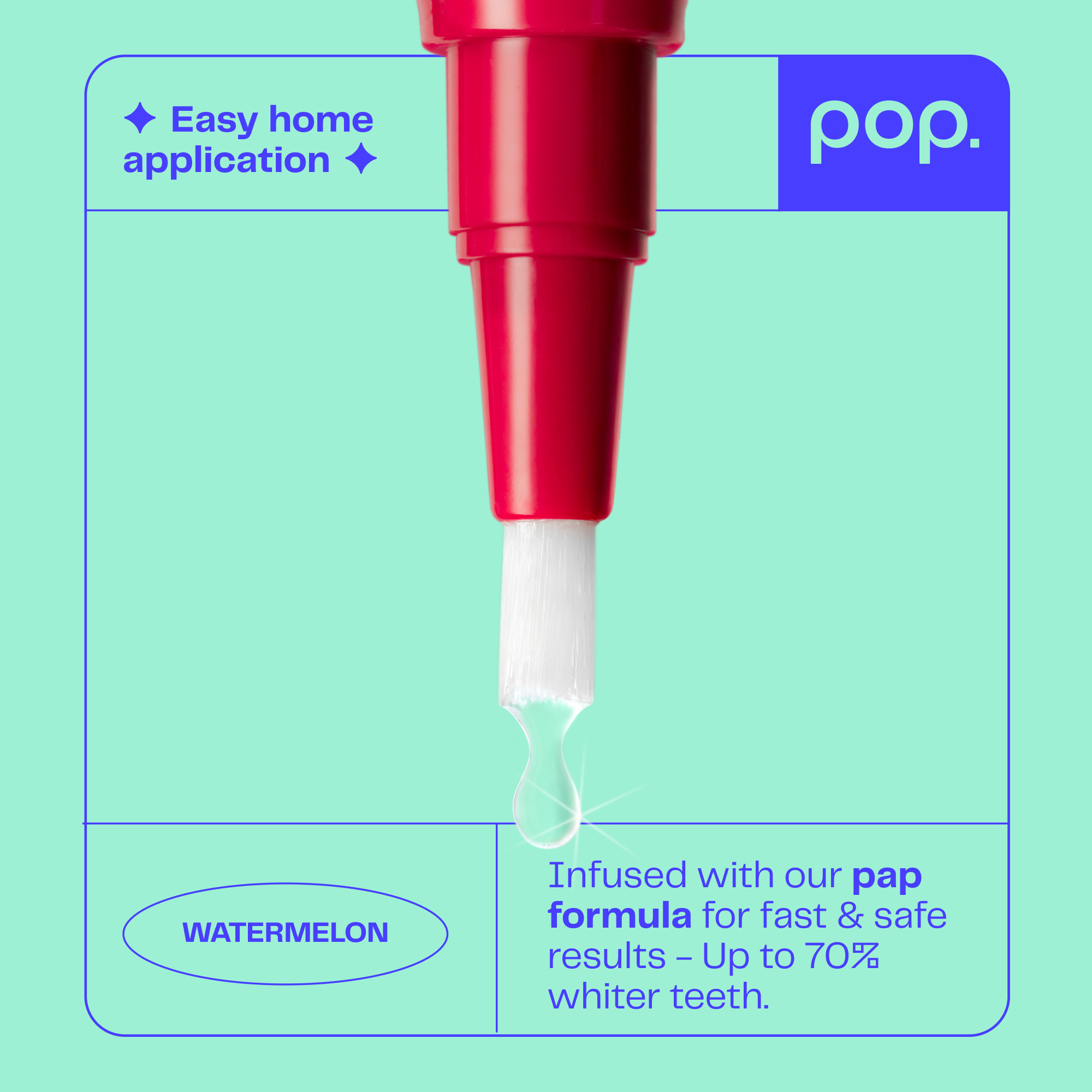(4ml) Zahnbleaching Pop Teeth Whitening Pen zur Zahnaufhellung (SPCWPWA) - Watermelon