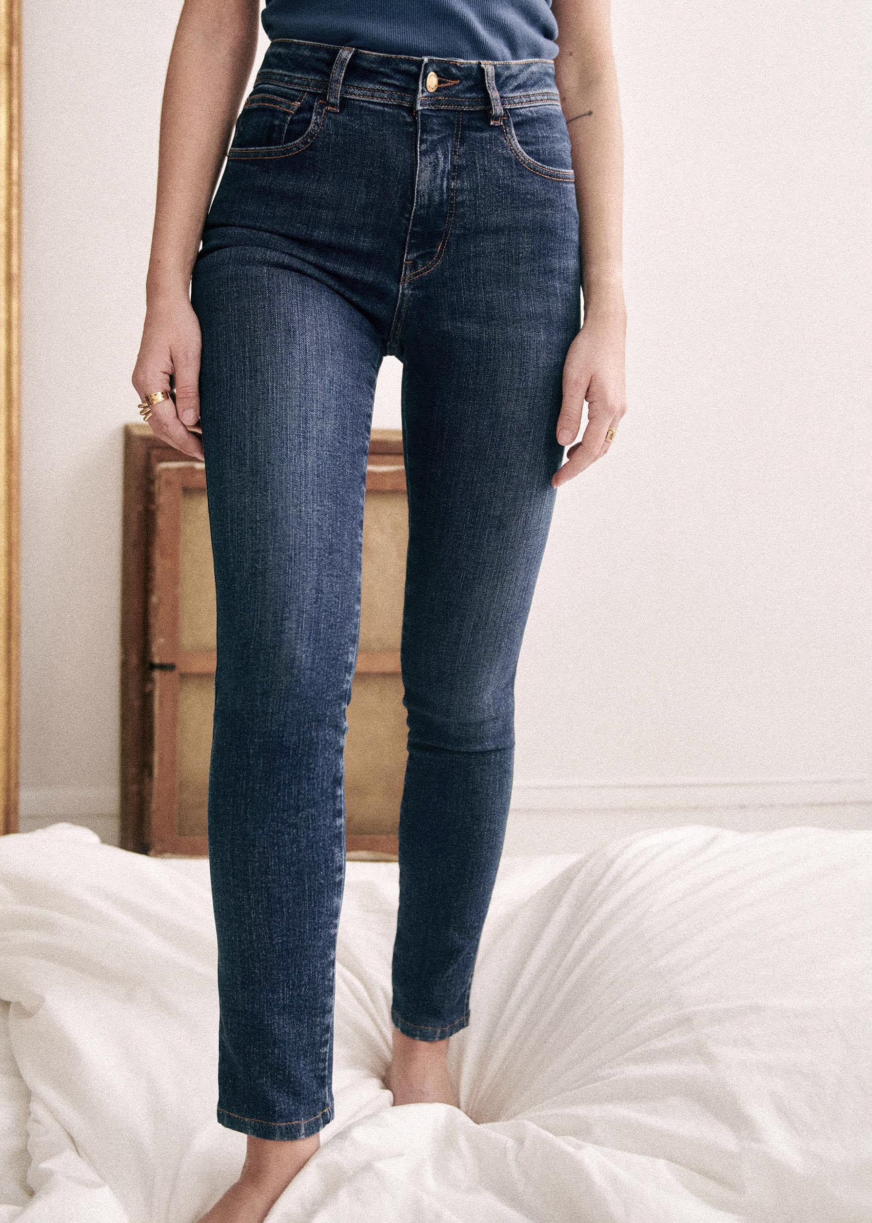 Slim Parfait - Denim - E-SHOP/BAS Pantalons 5905621