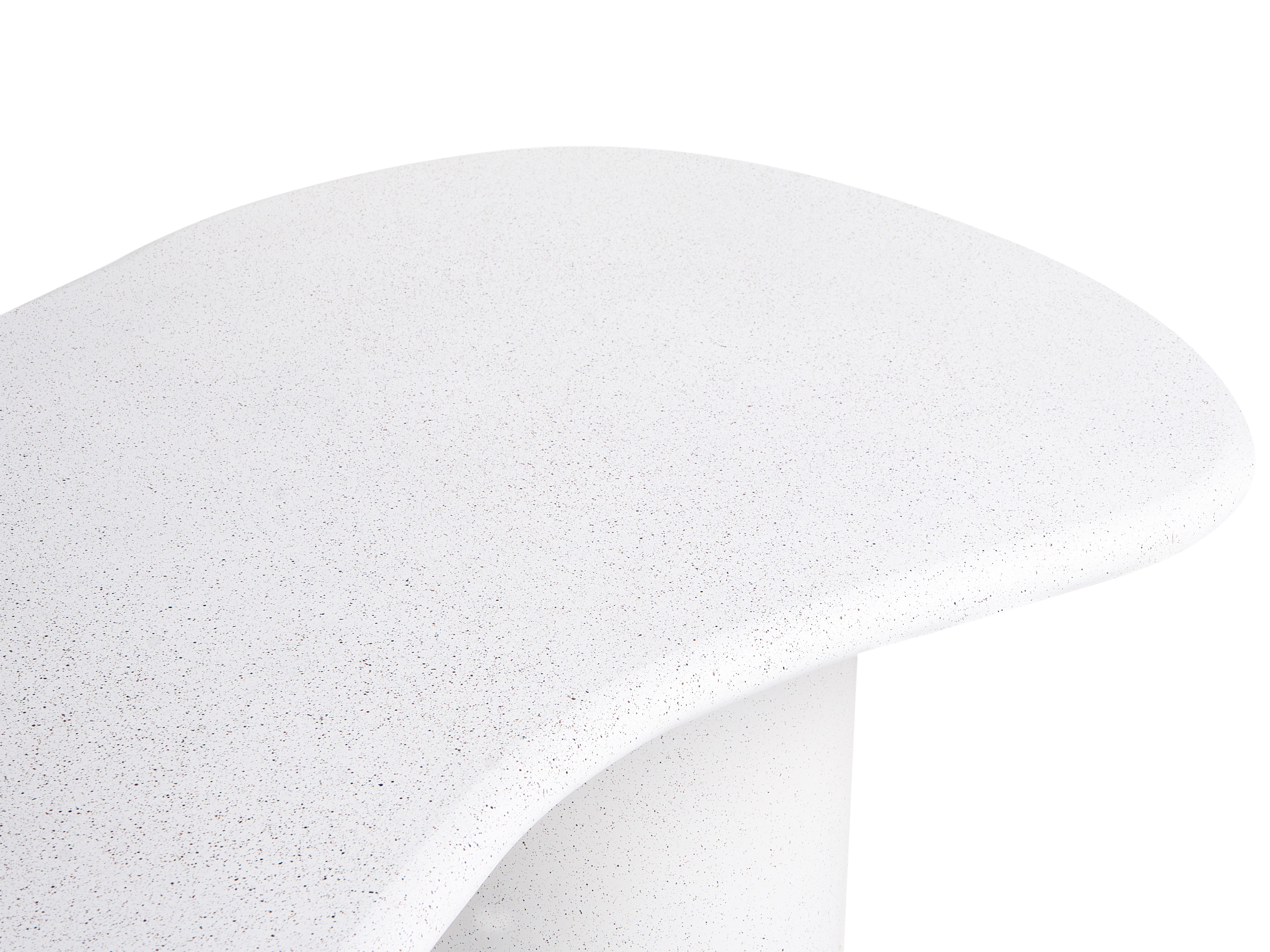 Tuin eettafel SIRMIONE 200 cm 110 cm Terrazzo-effect Wit terrazzo