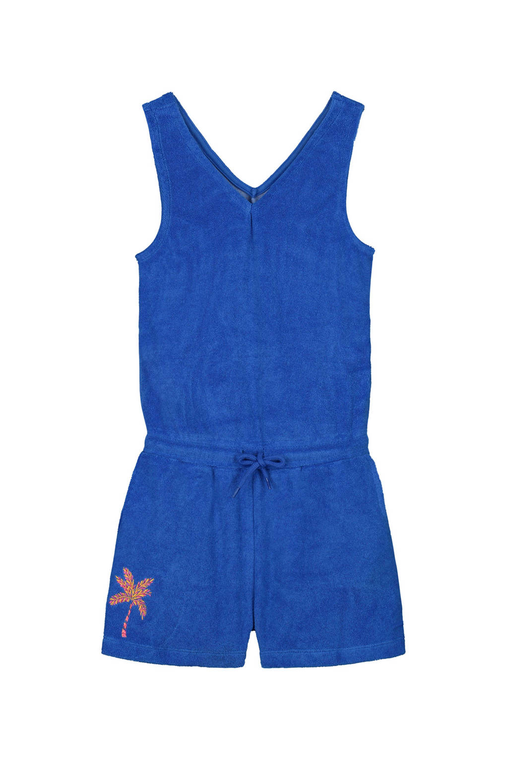 Shiwi badstof jumpsuit Fes blauw