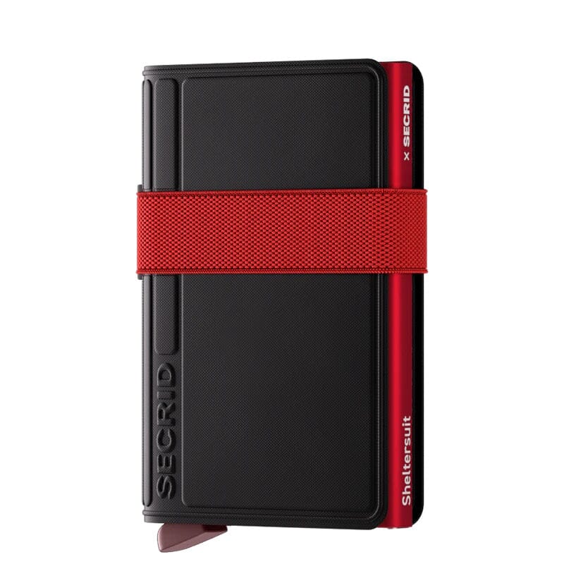 Secrid Sheltersuit Band Wallet Black-Red