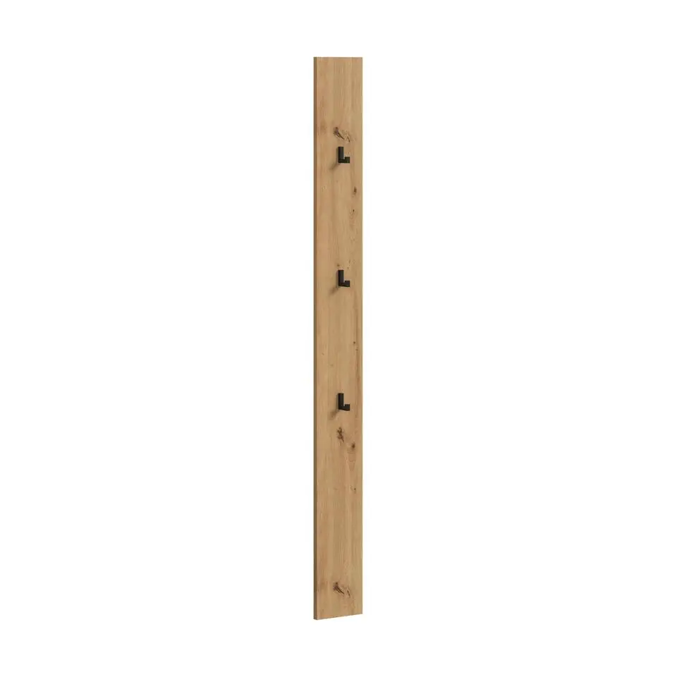 Hioshop Drive kapstok 3 haken eiken decor