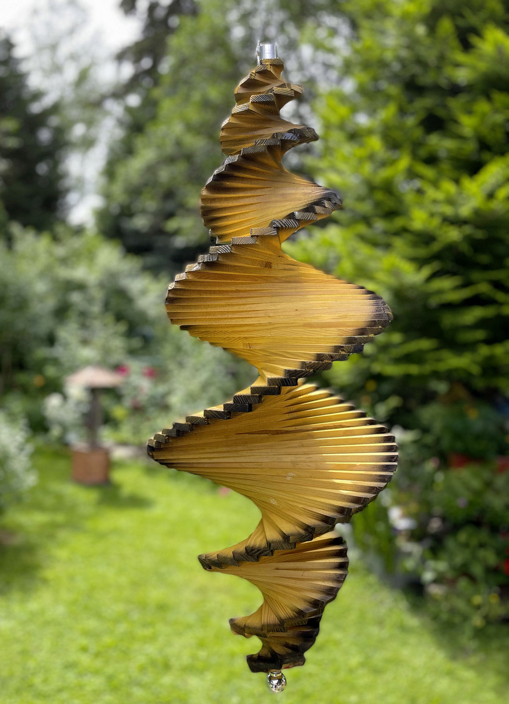 Wetterfestes Holz-Windspiel