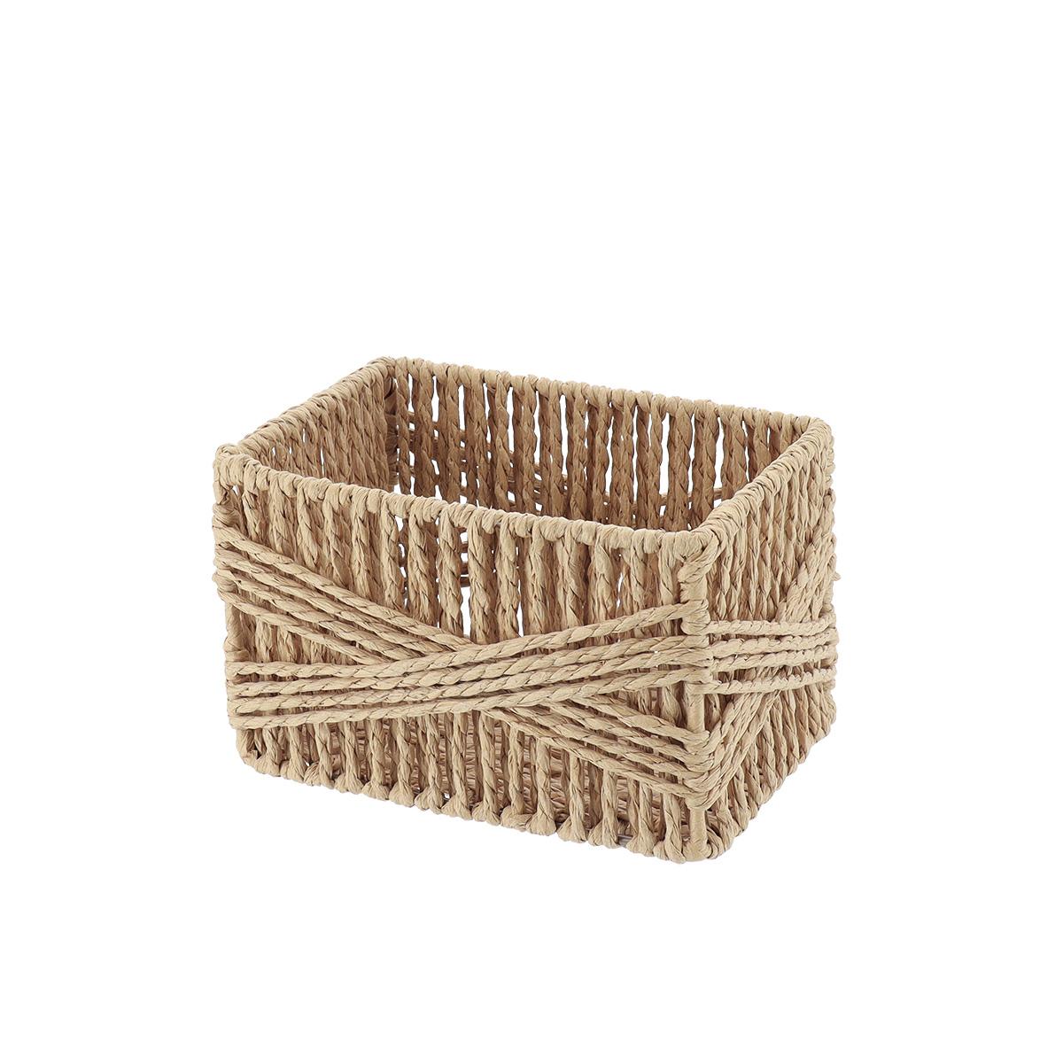 PANIERE PAPIER 15.5X11X10CM NATUREL