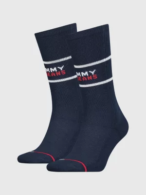 Pacote com 2 pares de meias com logotipo
