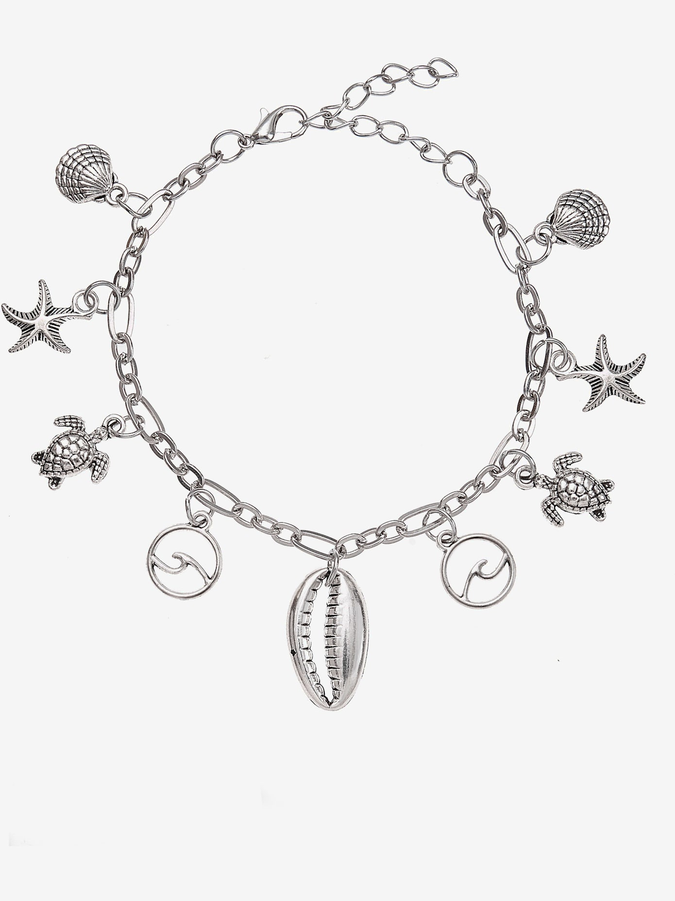 Chaîne de cheville avec pendentifs