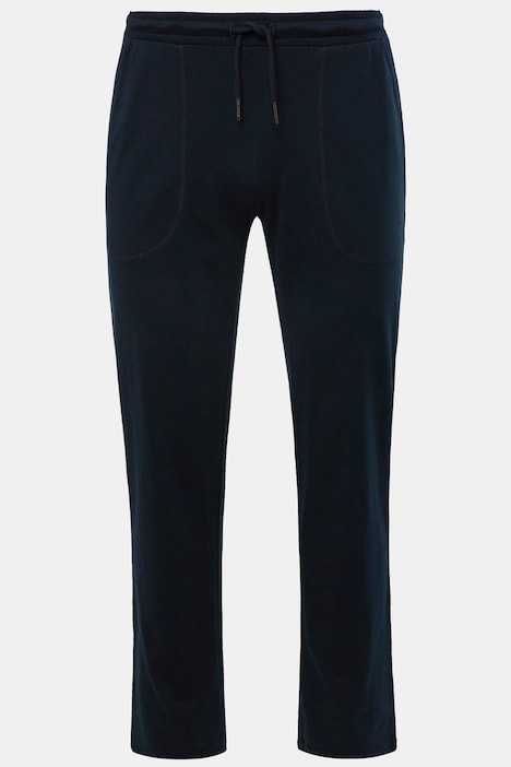 Schlafanzug, Zweiteiler, geringeltes Henley, bis 8 XL
