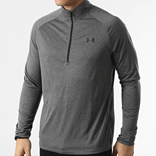 Tee Shirt Manches Longues Col Zippé Tech 2.0 1328495 Gris Chiné