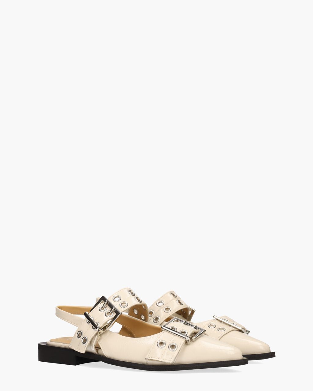 Di Lauro Marta Off-White Damessandalen