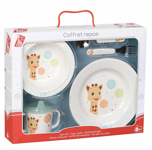 Coffret repas Sophie la girafe Ballons - VULLI
