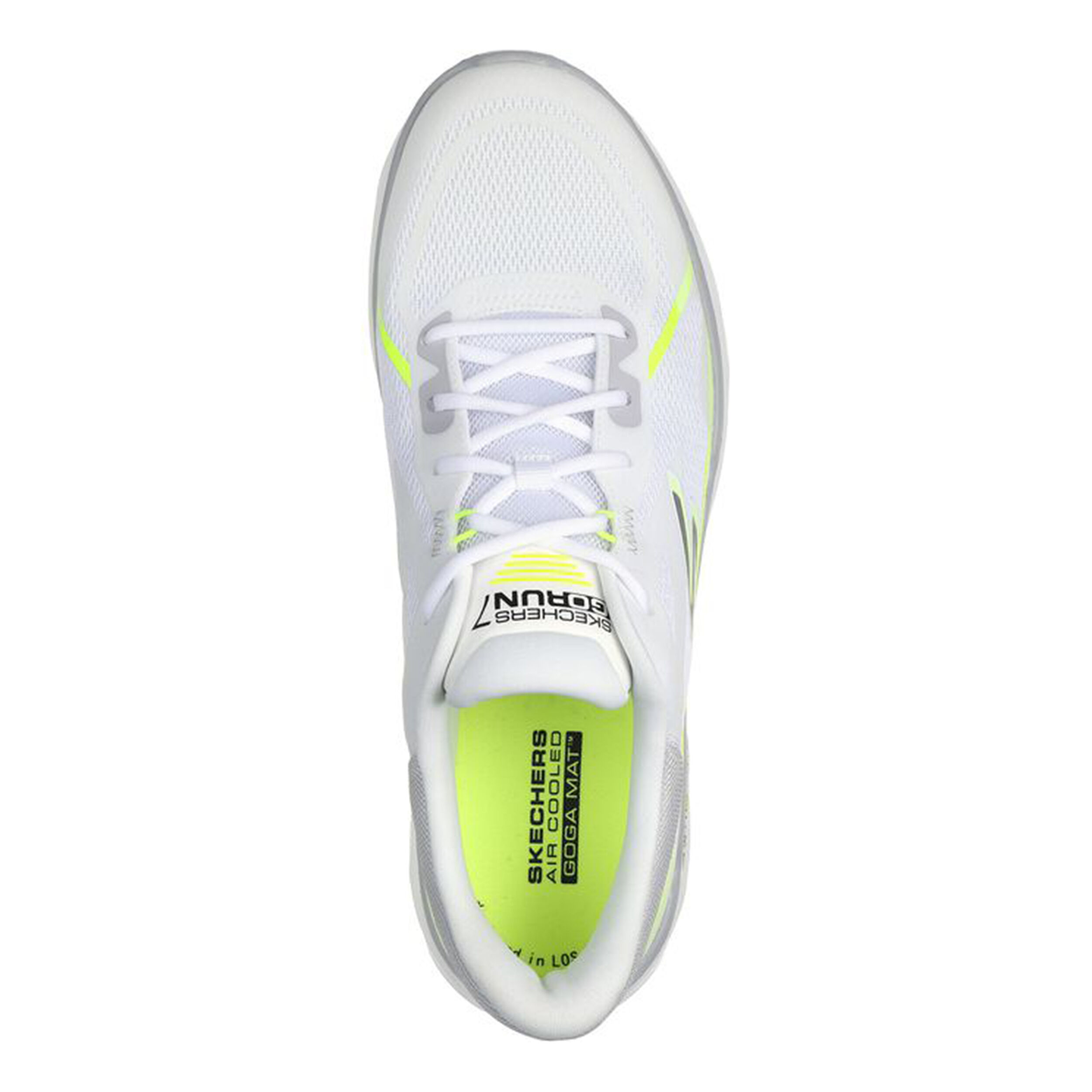 Skechers Go Run 7.0 Interval Chaussure De Running Sans Stabilisateurs Hommes - Blanc