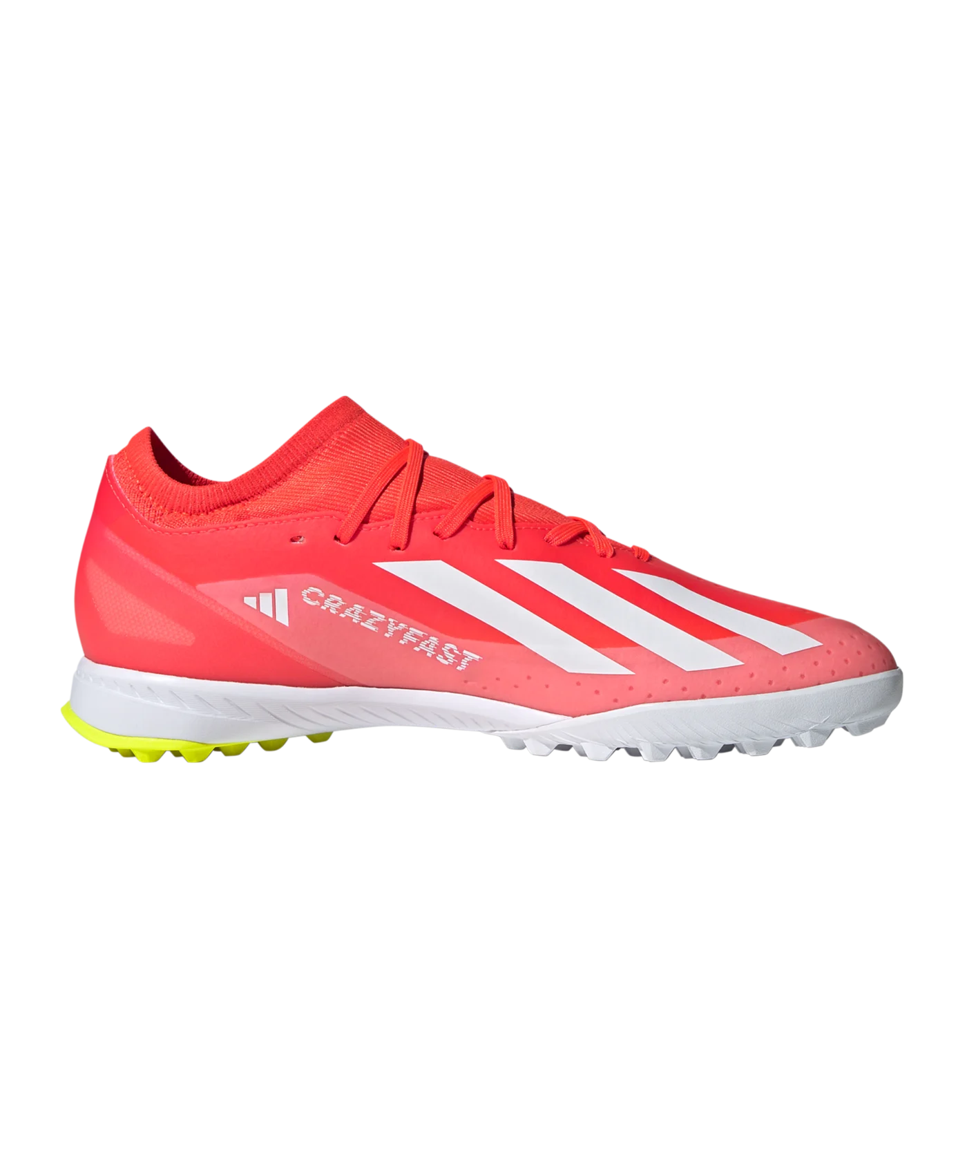 adidas X Crazyfast League TF Energy Citrus Rot Weiss Gelb