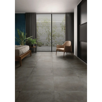 Vloertegel/wandtegel Bergen antraciet 60x60 cm 1,44m²