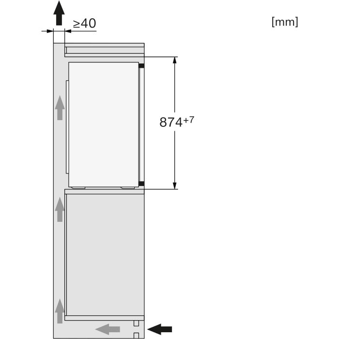 Miele Einbau-Kühlschrank K 7117 D