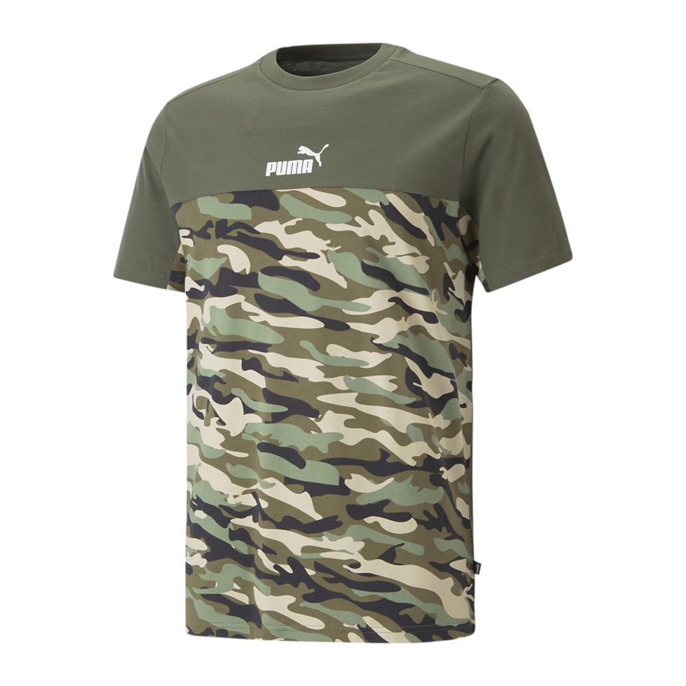 Puma T-shirt Kaki Homme Puma Ess Block