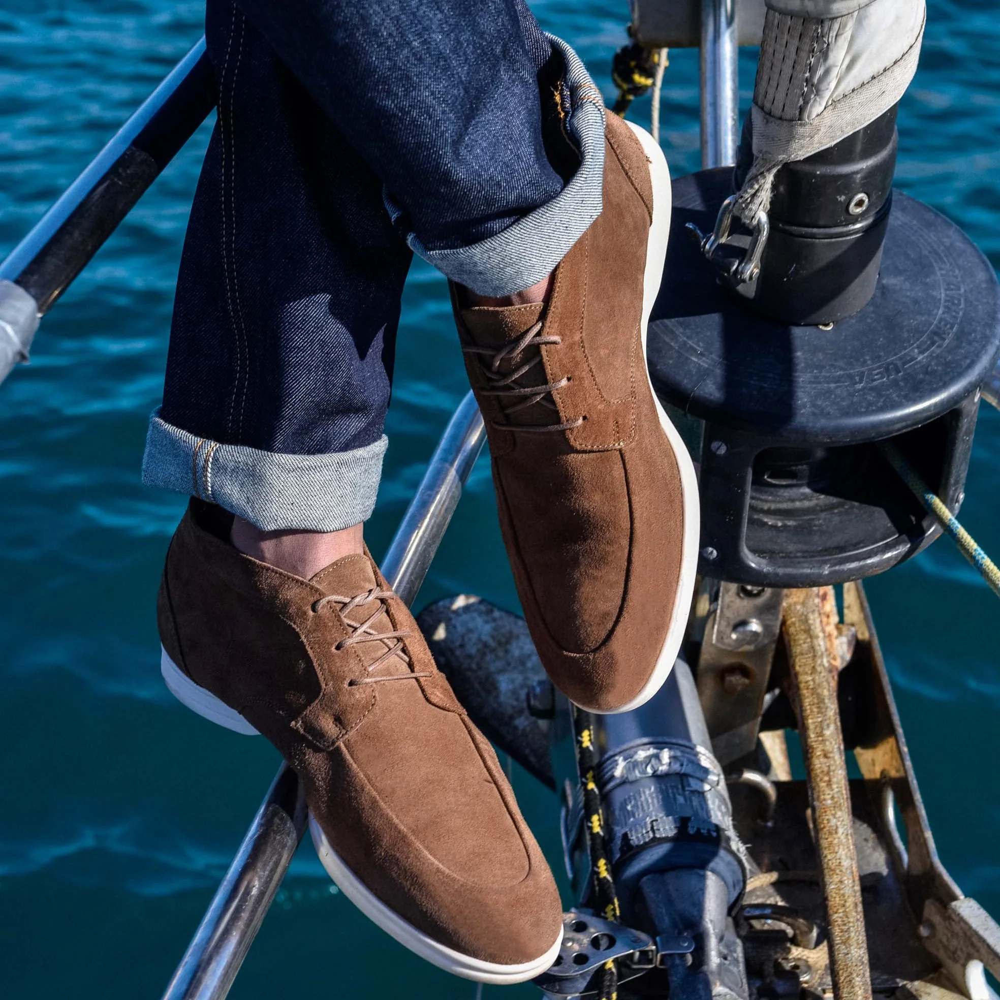 Bali-Boots velours beige