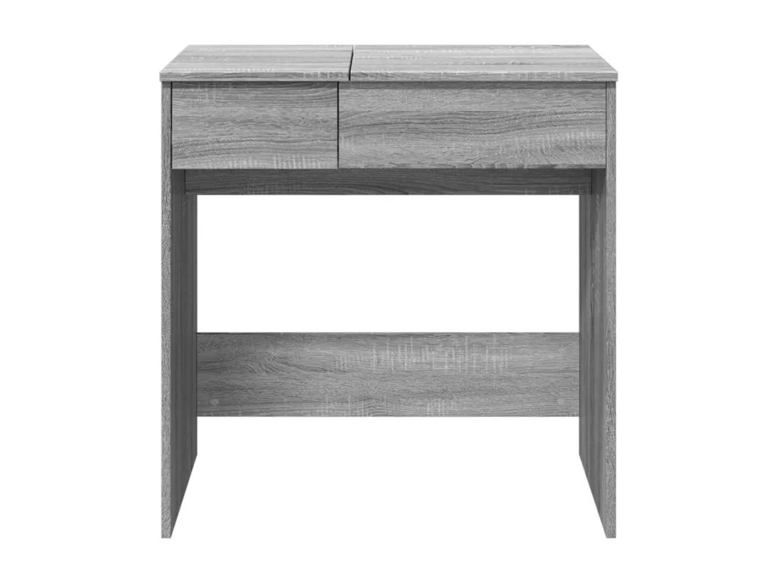 Coiffeuse avec miroir sonoma gris 73x46,5x120 cm