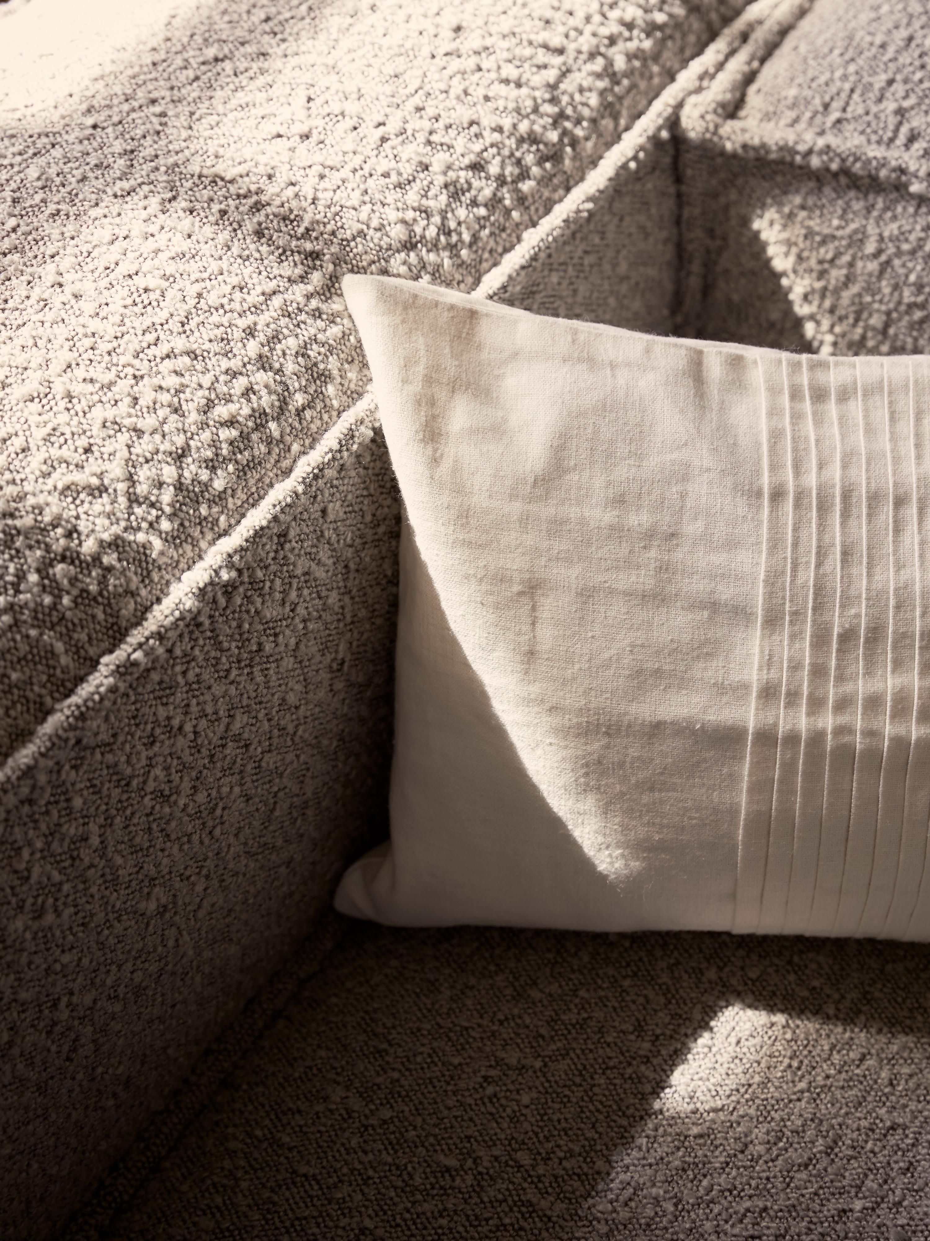 Modulaire bank Lennon (4-zits) uit bouclé