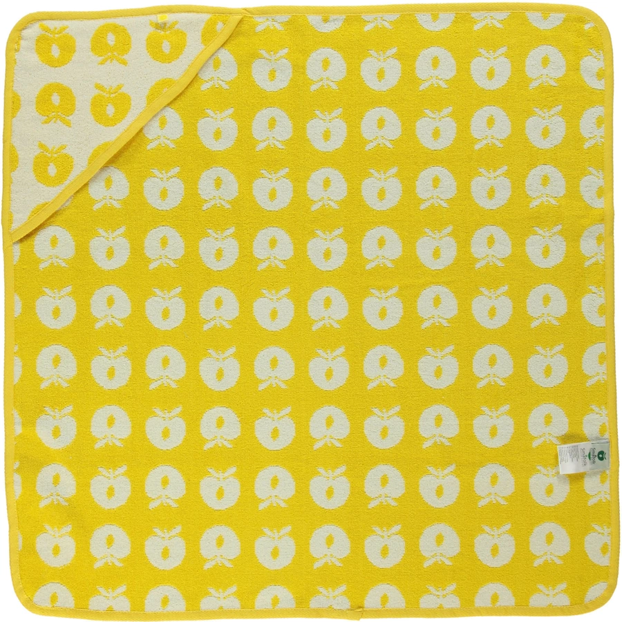 Smafolk Babyhandtuch Apfel yellow