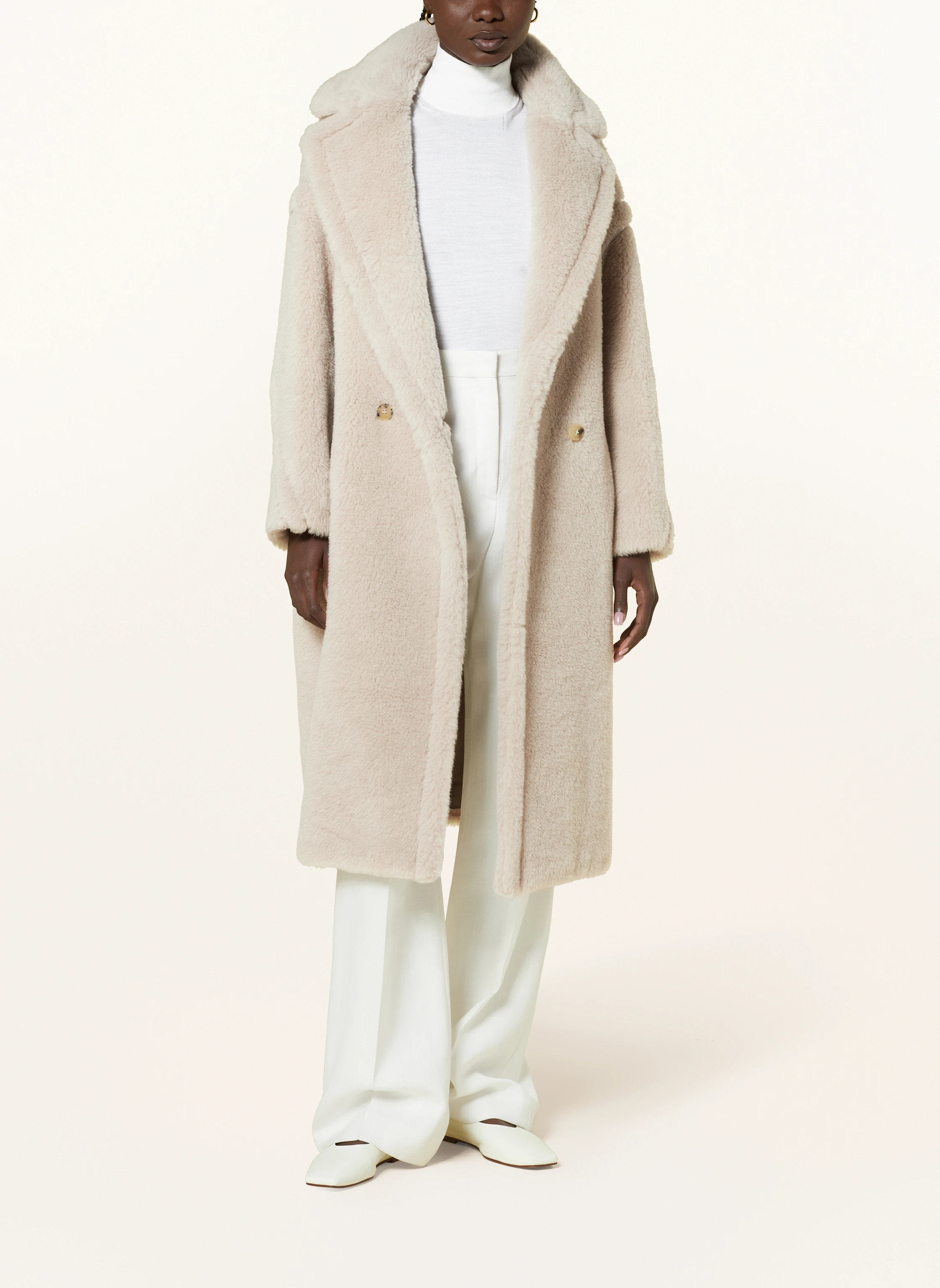 Max Mara Kunstfell-Mantel TEDGIRL mit Alpaka