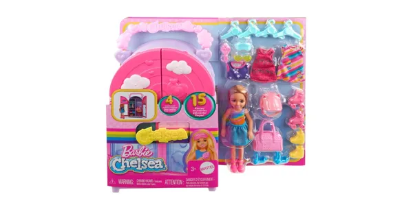 Barbie Chelsea Kleiderschrank Spielset