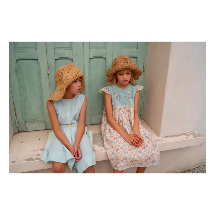 Lali Robe Midi Fleurie | Beige
