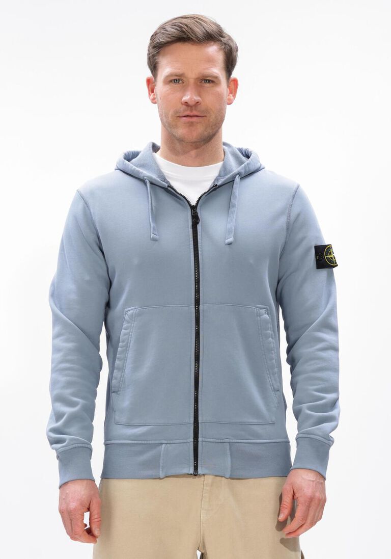 donkerblauwe stone island sweater hoodie sweater s0051