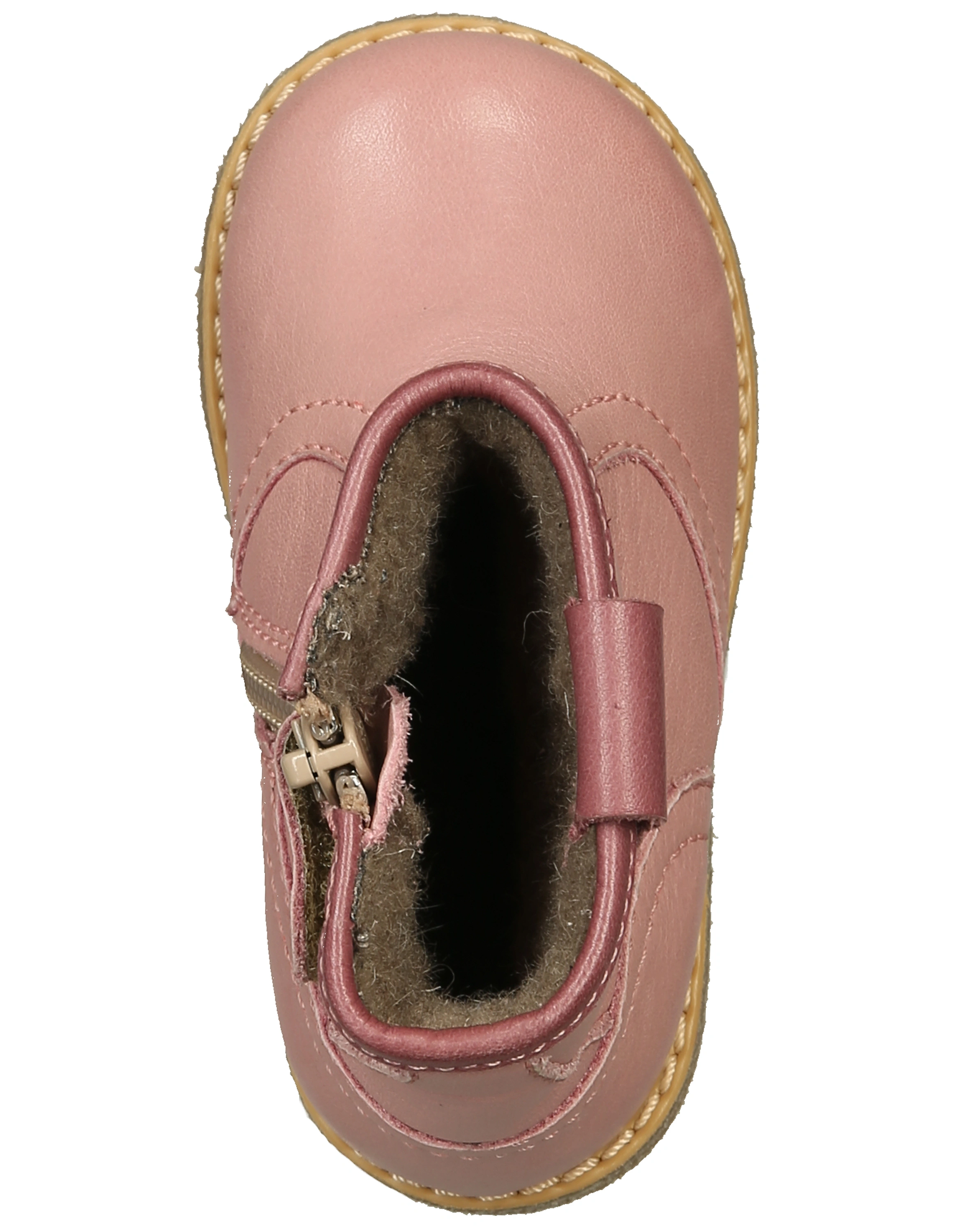 Leder-Stiefel COPER WINTER gefüttert in pink