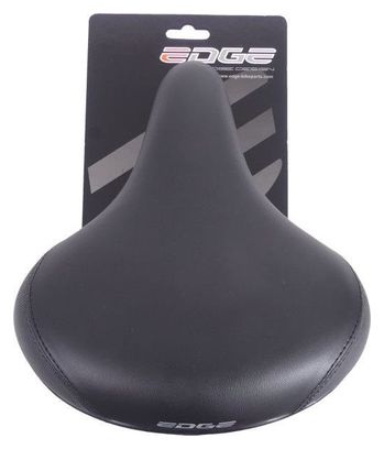 EDGE Selle de vélo Ville Protect - Avec protection d'angle - Noir