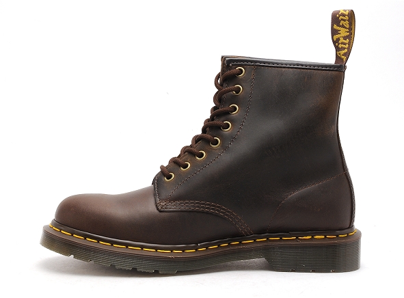 Dr martens boots bottine homme 1460 gaucho marron