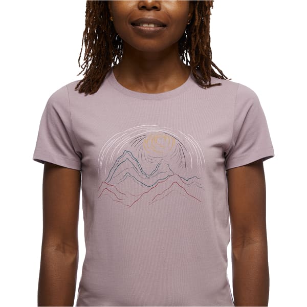 T-shirt BLACK DIAMOND W SUMMIT SCRIBBLE TEE WOOD VIOLET