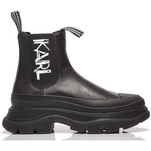 Karl Lagerfeld - LUNA -ART DECO GORE BOOT KL42940 Negro