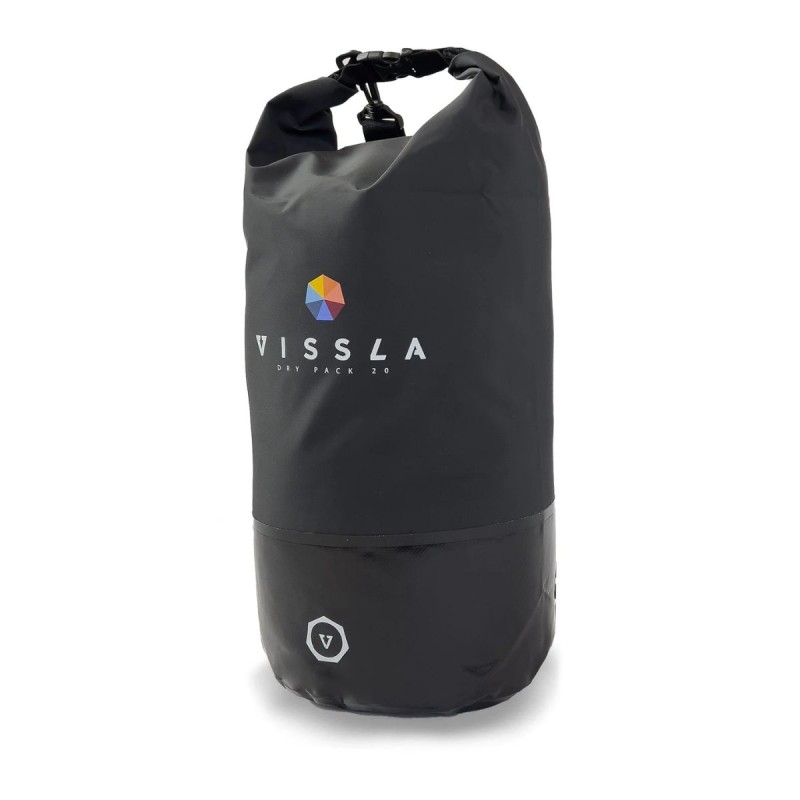 Sac étanche Vissla 7 Seas Dry 20L Noir - The Corner Shop