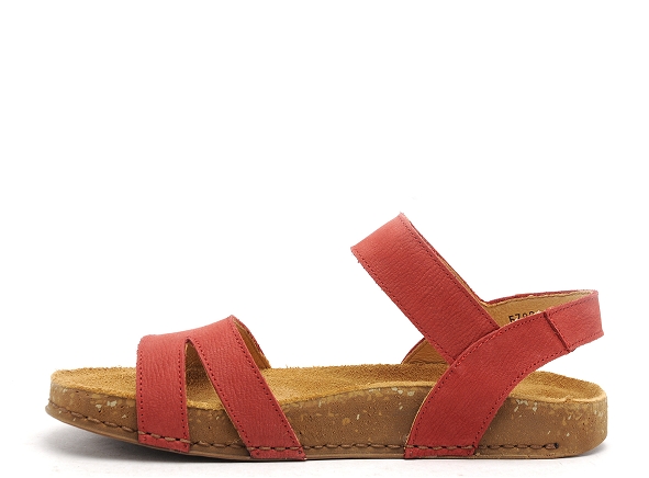 El naturalista nu pieds plats femme balance 5790 rouge