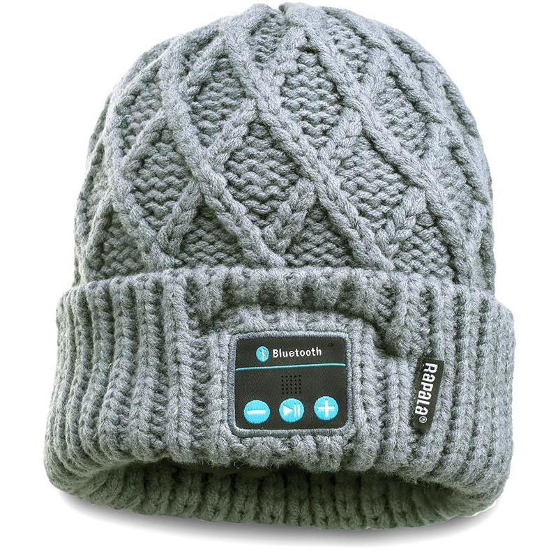 Bonnet Bluetooth Homme Rapala Enceinte Et Micro Integre - Gris